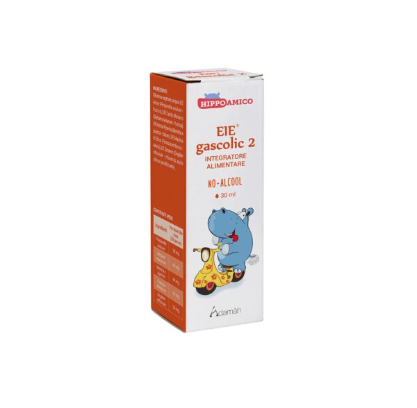 Eie Gascolic 2 di Adamah integratore per l'eliminazione dei gas intestinali