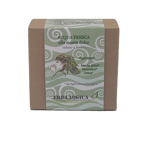 confezione integratore alimentare acqua alla menta erbalogica