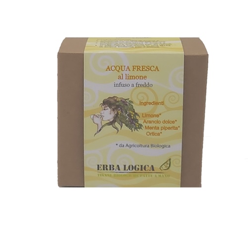 confezione integratore alimentare acqua fresca al limone erbalogica