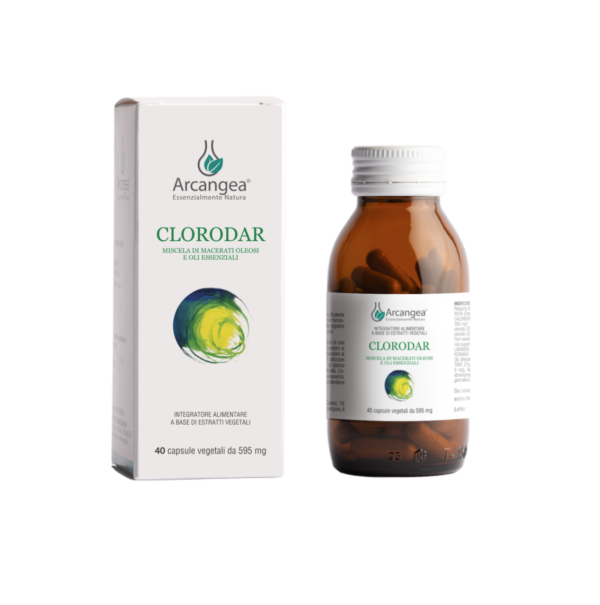 confezione di clorodar integratore alimentare per l’equilibrio della flora intestinale