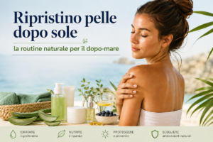 Scopri di più sull'articolo Ripristino della pelle dopo il sole: la routine naturale per il dopo-mare