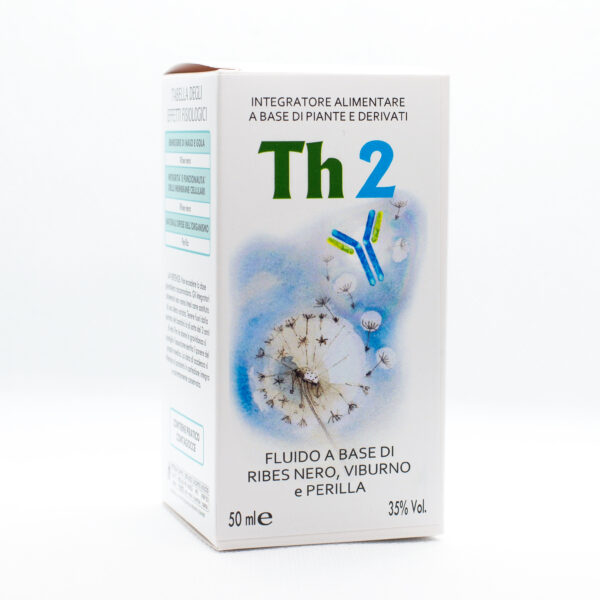 Confezione di TH2 integratore alimentare a base di erbe e derivati